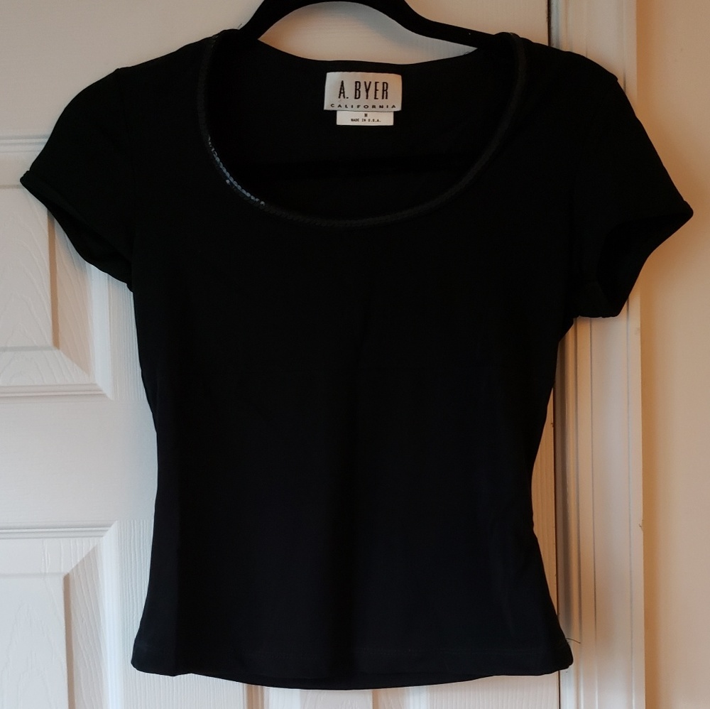 2pc Black mini skirt set (medium)